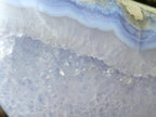 Polished Blue Lace Agate Standing Free Form x 1 From Nsanje, Malawi