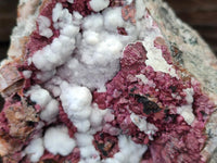 Natural Salrose Cobaltion Dolomite with Malachite and Kaolinite Specimens x 2 From Kakanda, Congo