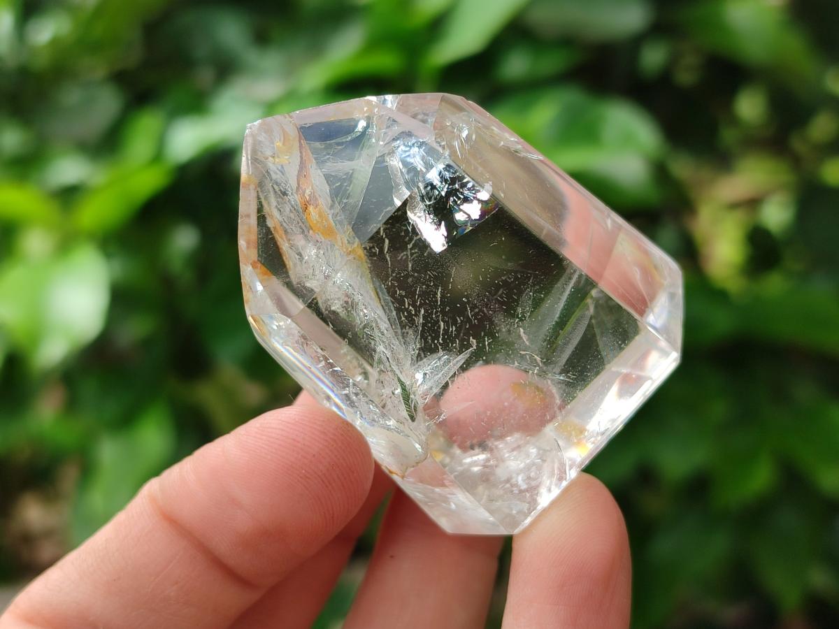 Polished Mix of Smokey and Clear Quartz Crystals x 12 From Madagascar