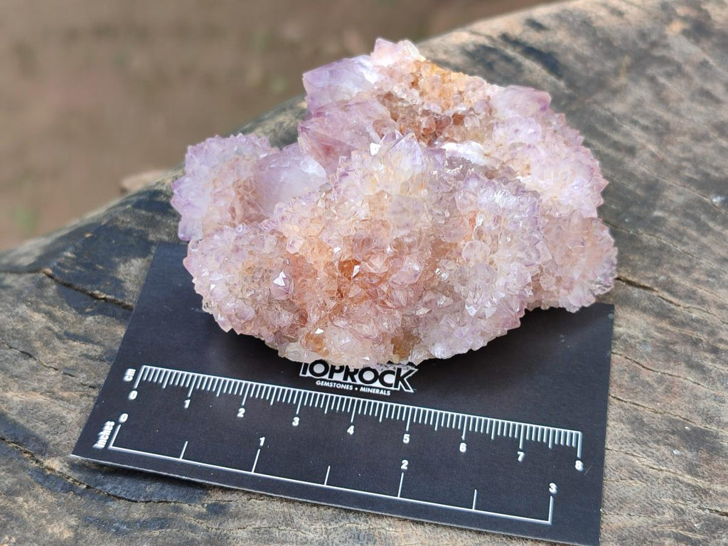 Natural Lilac Fairy Spirit Quartz Clusters x 6 From Boekenhouthoek, South Africa