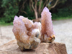 Natural Lilac Fairy Spirit Quartz Clusters x 6 From Boekenhouthoek, South Africa