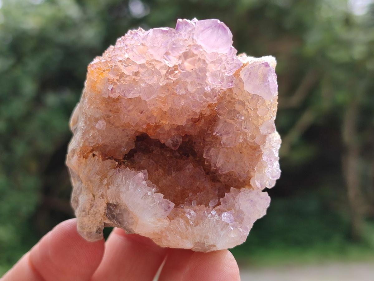 Natural Lilac Fairy Spirit Quartz Clusters x 6 From Boekenhouthoek, South Africa