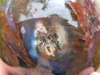 Polished Ocean Jasper Sphere x 1 From Northwest Coast, Madagascar