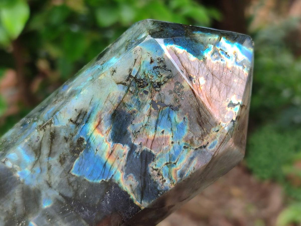 Polished Labradorite Crystals x 2 From Tulear, Madagascar