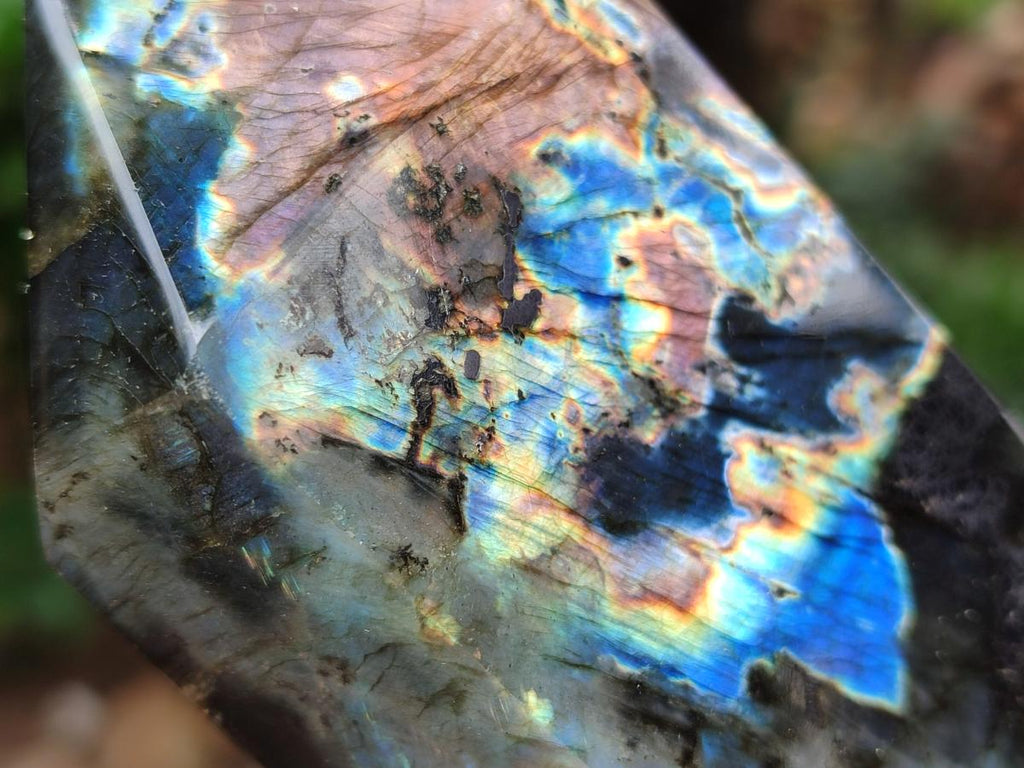 Polished Labradorite Crystals x 2 From Tulear, Madagascar