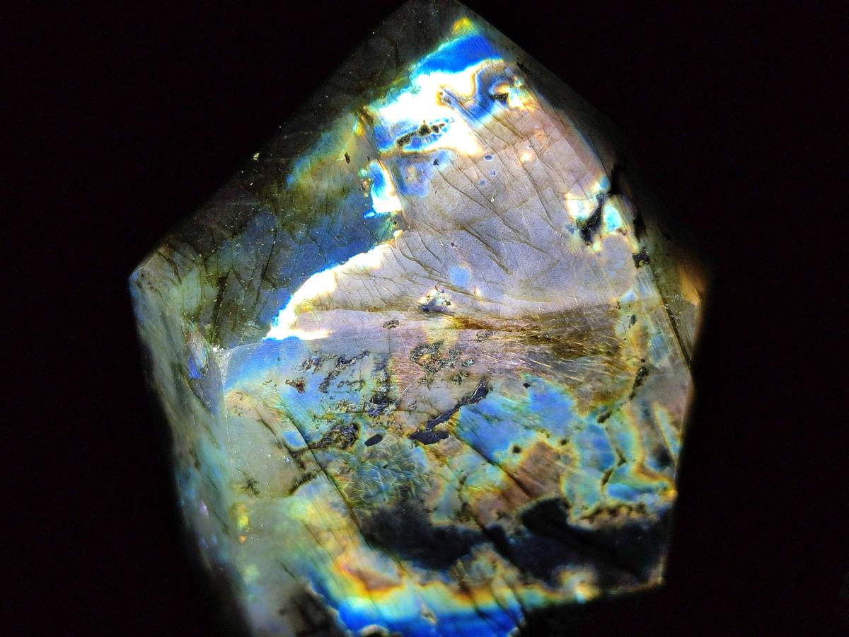 Polished Labradorite Crystals x 2 From Tulear, Madagascar