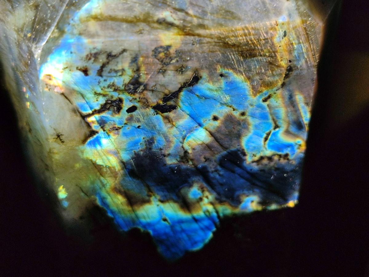 Polished Labradorite Crystals x 2 From Tulear, Madagascar