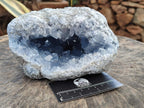 Natural Blue Celestite Geode Specimen x 1 From Sakoany, Madagascar