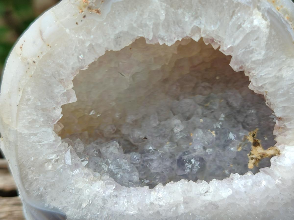 Polished Agates with Crystalline Geodes x 6 From Maintirano, Madagascar