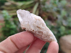 Natural Drusy Quartz Coated Spearhead Calcite Specimens x 20 From Albert's Mountain, Lesotho