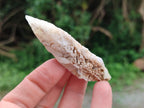 Natural Drusy Quartz Coated Spearhead Calcite Specimens x 20 From Albert's Mountain, Lesotho
