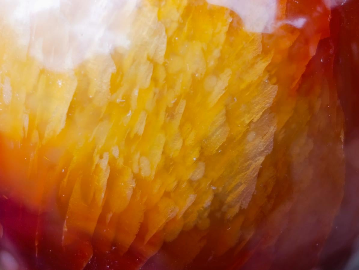 Polished Carnelian Agate Gemstone Spheres x 6 From Madagascar