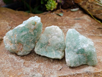 Natural Cobbed Aquamarine Specimens x 12 From Northern Cape, South Africa