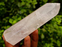 Polished Girasol Pearl Quartz Crystals x 6 From Ambatondrazaka, Madagascar