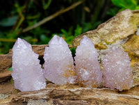 Natural Mixed Lilac and Ametrine Spirit Crystals x 70 From Boekenhouthoek, South Africa