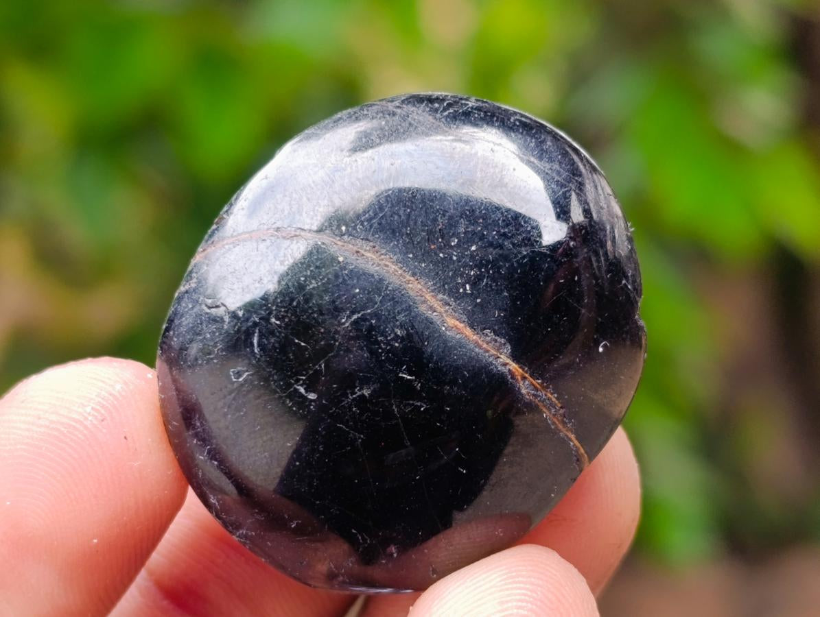 Polished Mini Black Tourmaline Free Forms x 70 From Madagascar