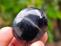Polished Mini Black Tourmaline Free Forms x 70 From Madagascar