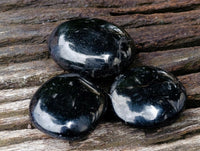 Polished Mini Black Tourmaline Free Forms x 70 From Madagascar