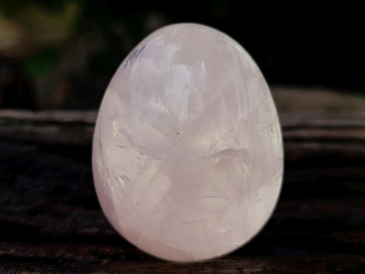 Polished Rose Quartz Eggs x 6 From Madagascar