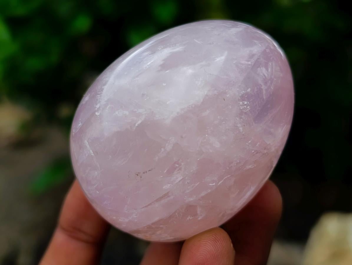 Polished Rose Quartz Eggs x 6 From Madagascar