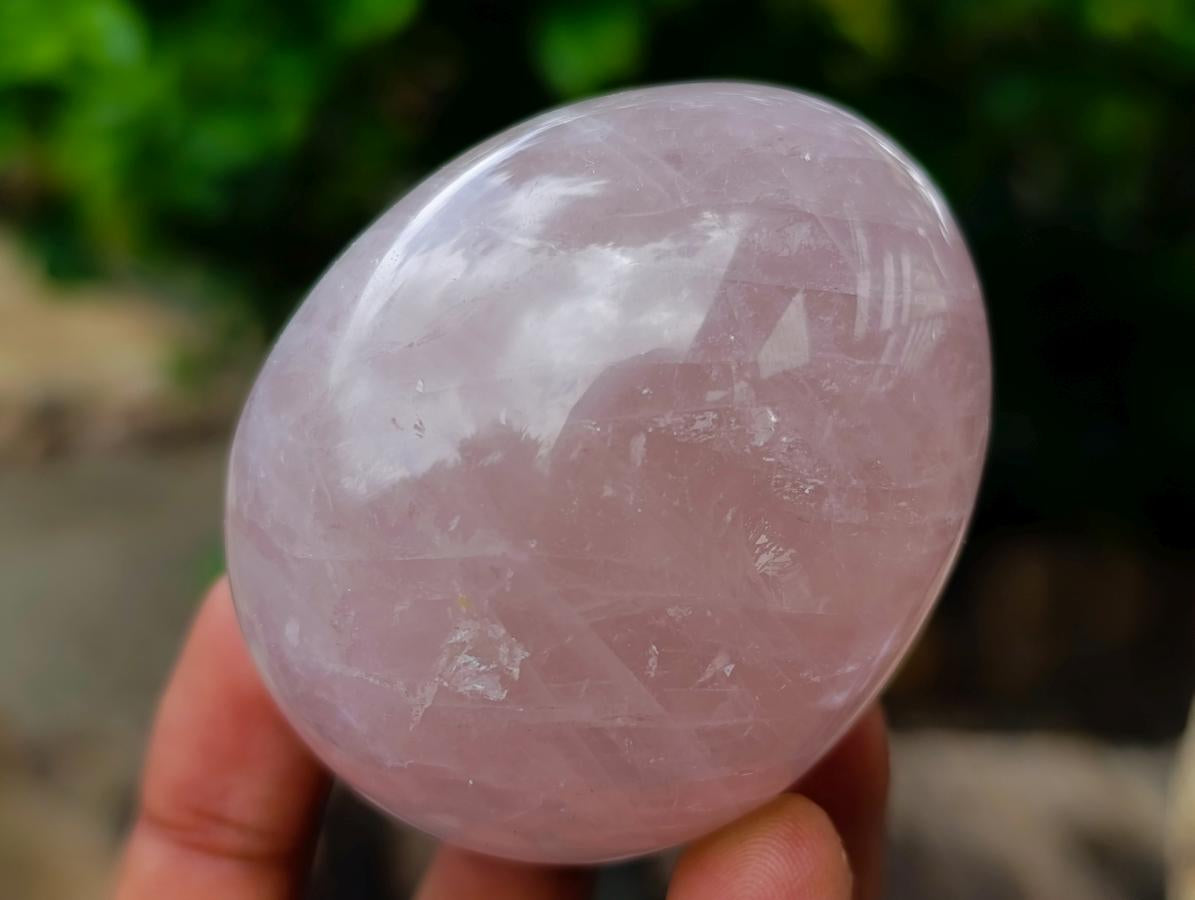 Polished Rose Quartz Eggs x 6 From Madagascar