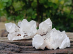 Natural Mixed Quartz Crystal Clusters x 12 From Madagascar