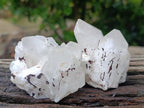 Natural Mixed Quartz Crystal Clusters x 12 From Madagascar