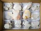Natural Mixed Quartz Crystal Clusters x 12 From Madagascar