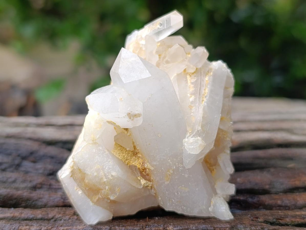 Natural Mixed Quartz Crystal Clusters x 12 From Madagascar