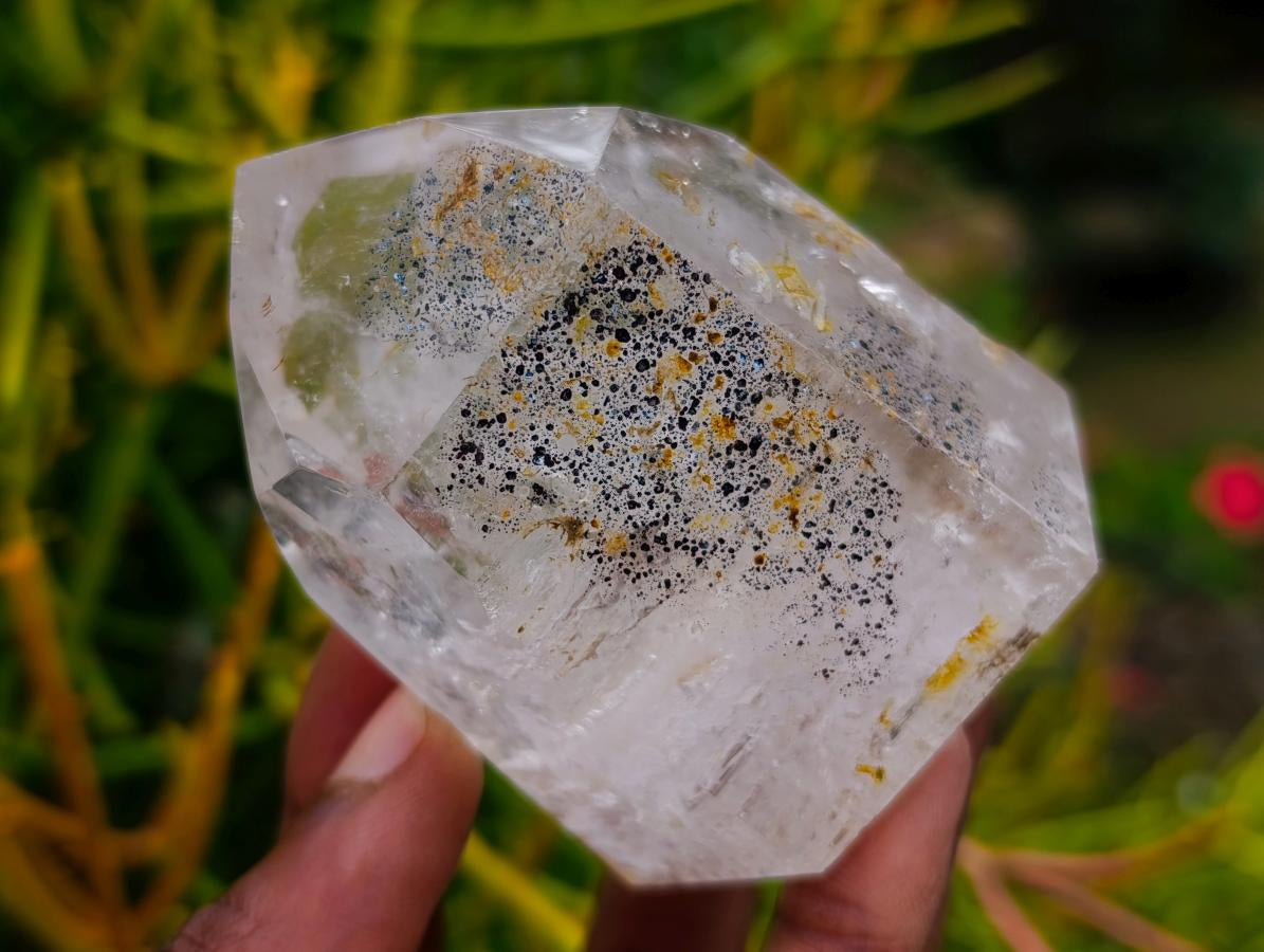 Polished Smokey Quartz Crystals With Inclusions x 6 From Madagascar