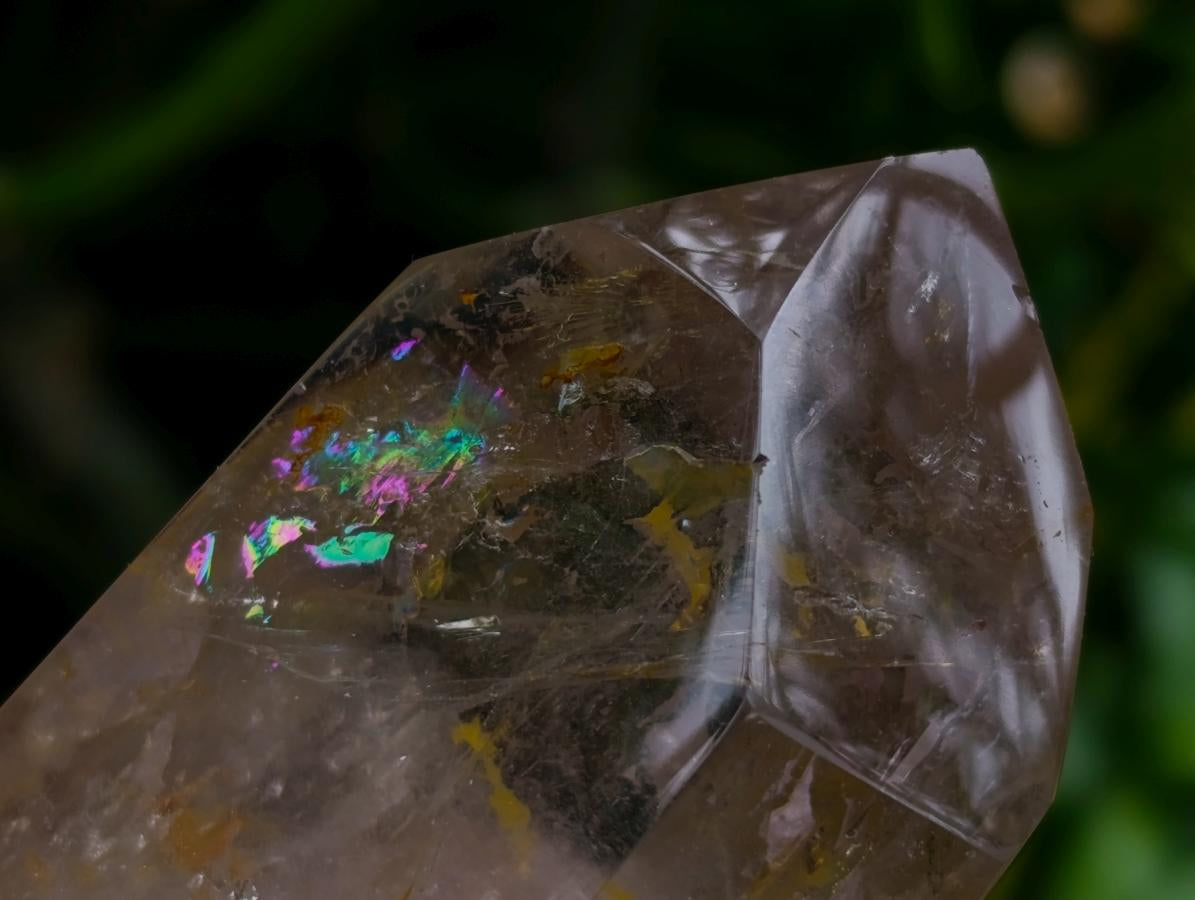 Polished Smokey Quartz Crystals With Inclusions x 6 From Madagascar