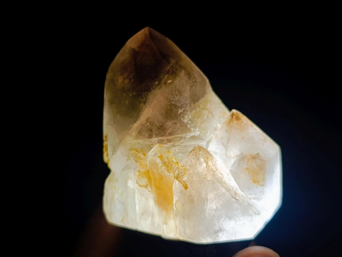Polished Smokey Quartz Crystals With Inclusions x 6 From Madagascar