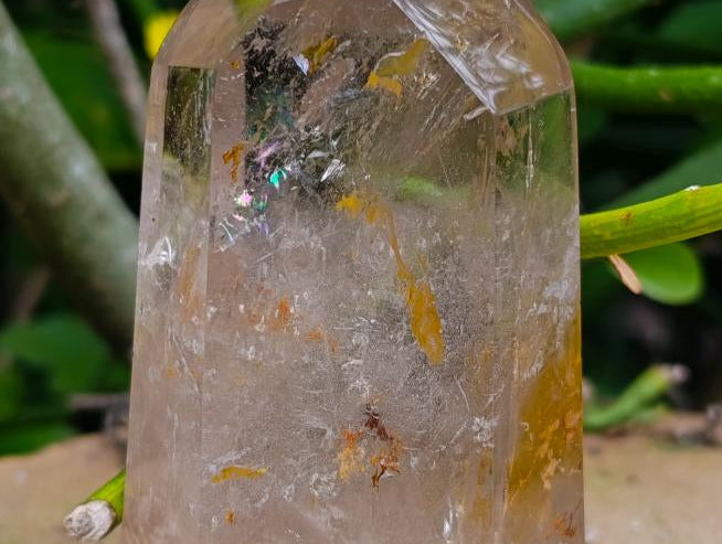 Polished Smokey Quartz Crystals With Inclusions x 6 From Madagascar