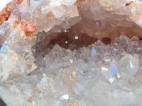 Polished Banded Agate with Crystalline Geode x 1 From Maintirano, Madagascar