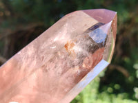 Polished Smokey Window Quartz Crystals x 3 From Madagascar