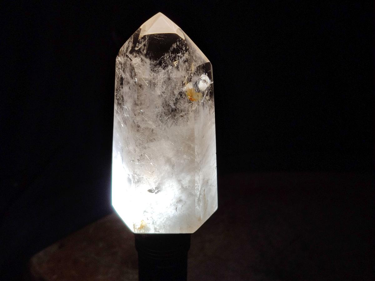 Polished Smokey Window Quartz Crystals x 3 From Madagascar