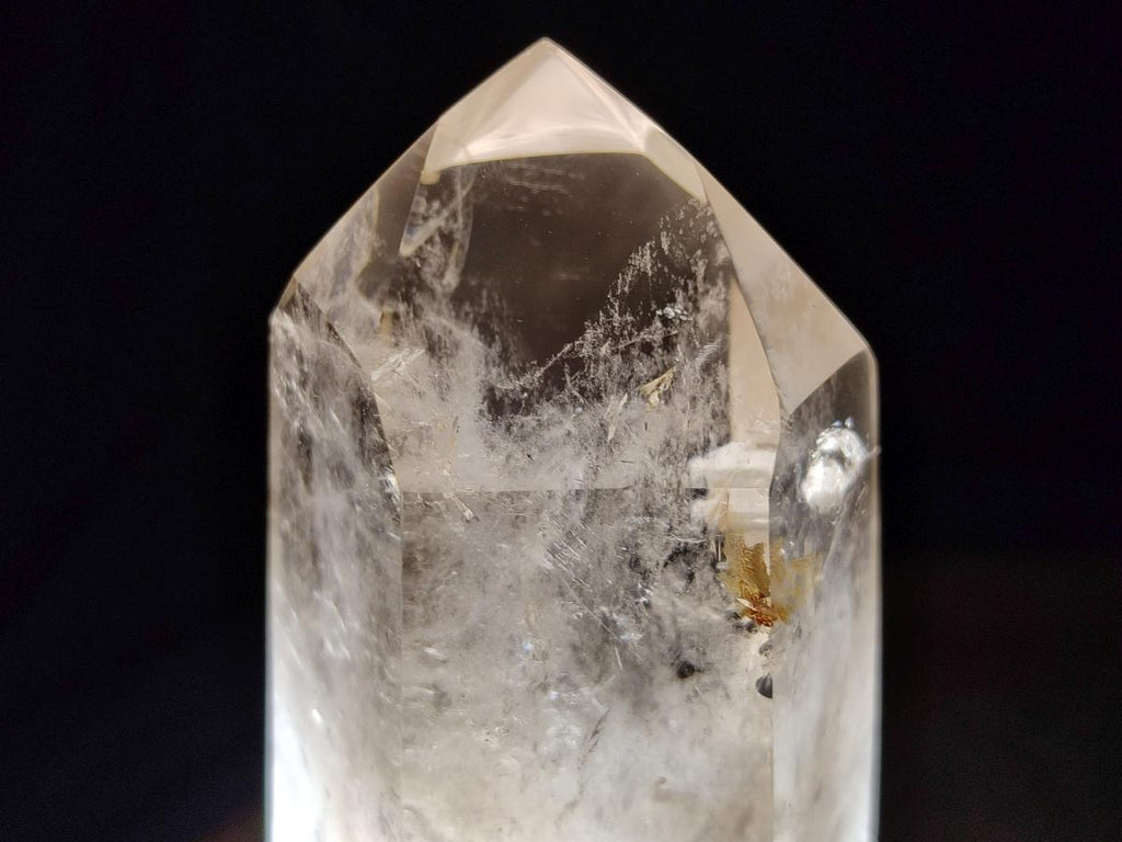 Polished Smokey Window Quartz Crystals x 3 From Madagascar