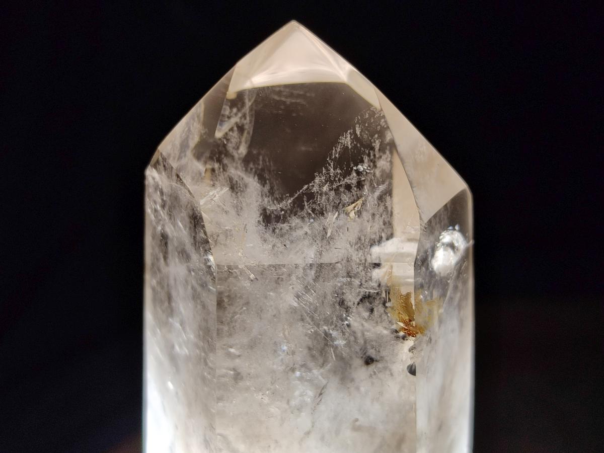 Polished Smokey Window Quartz Crystals x 3 From Madagascar