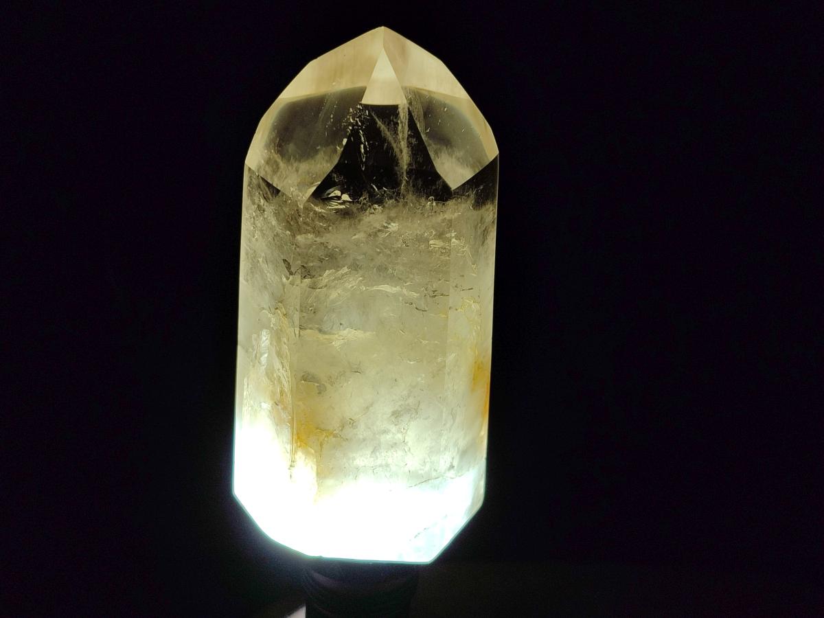 Polished Smokey Phantom Quartz Crystals x 2 From Madagascar