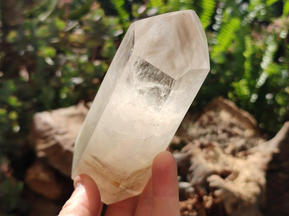 Polished Smokey Phantom Quartz Crystals x 2 From Madagascar