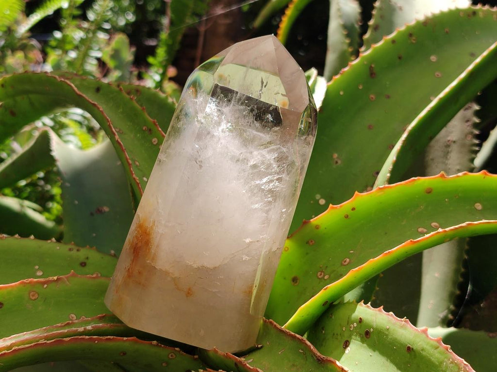 Polished Smokey Phantom Quartz Crystals x 2 From Madagascar