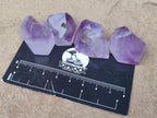 Polished Window Amethyst Crystals x 20 From Akansobe, Madagascar