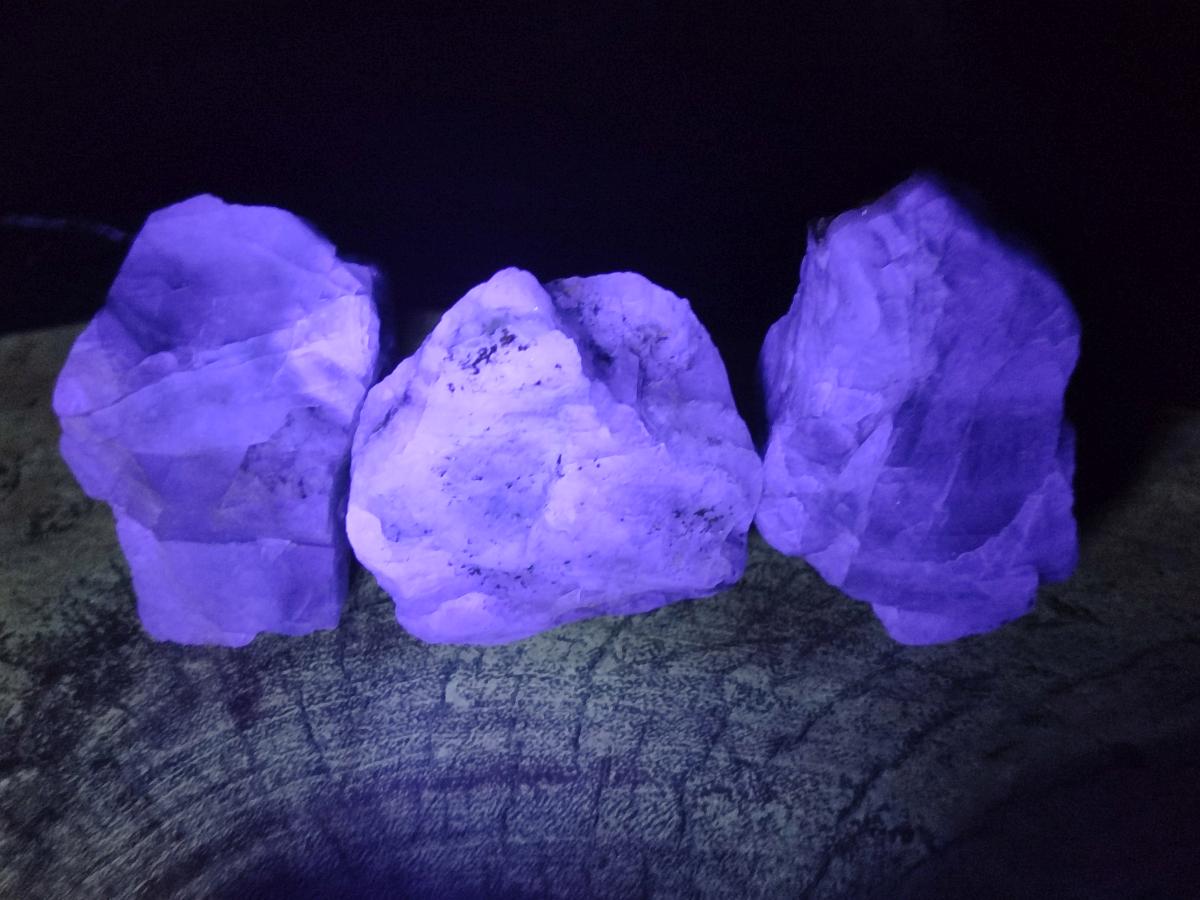 Natural Watermelon Fluorite Cobbed Specimens x 12 From Uis, Namibia