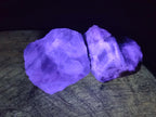 Natural Watermelon Fluorite Cobbed Specimens x 12 From Uis, Namibia