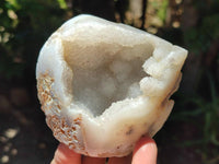 Polished Agate With Crystalline Geodes x 6 From Maintirano, Madagascar