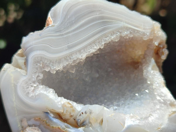Polished Agate With Crystalline Geodes x 6 From Maintirano, Madagascar