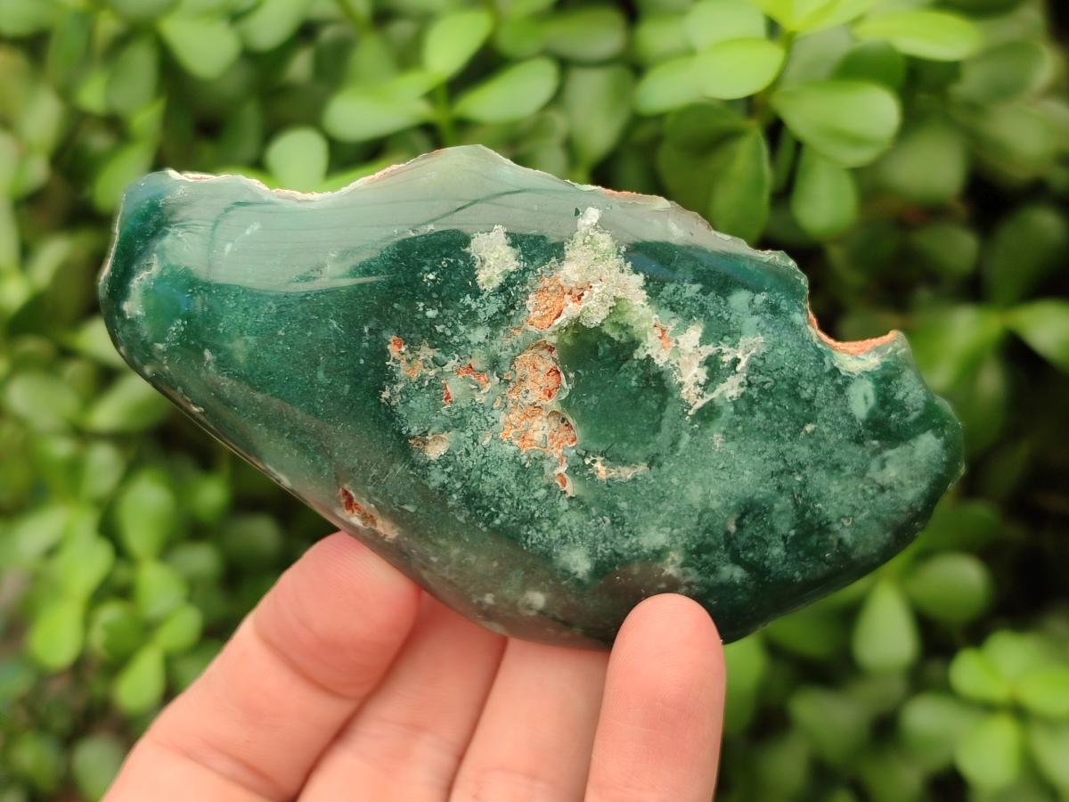 Polished On One Side Mtorolite Plates x 6 From Mutorashanga, Zimbabwe