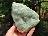 Natural Cobbed Aquamarine Specimens x 3 From Northern Cape, South Africa