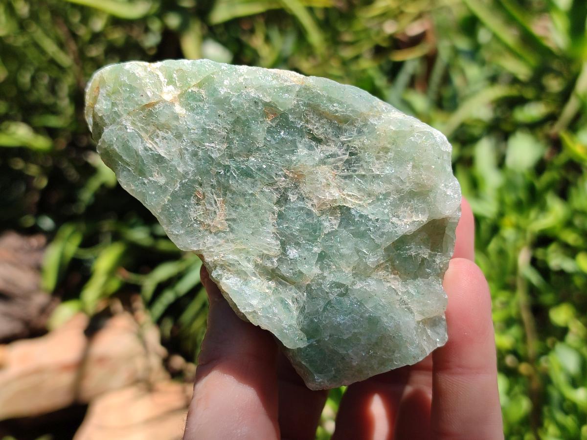 Natural Cobbed Aquamarine Specimens x 3 From Northern Cape, South Africa