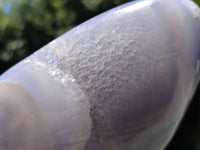 Polished Blue Lace Agate Free Forms x 2 From Nsanje, Malawi